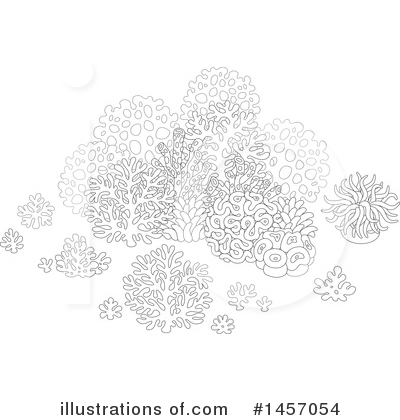 Royalty-Free (RF) Coral Clipart Illustration by Alex Bannykh - Stock Sample #1457054