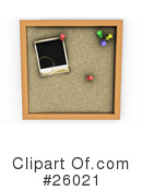 Cork Board Clipart #26021 by KJ Pargeter