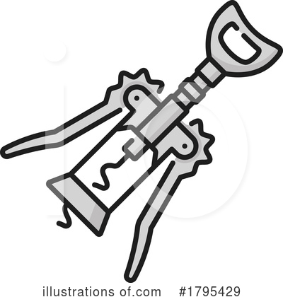 Corkscrew Clipart #1795429 by Vector Tradition SM