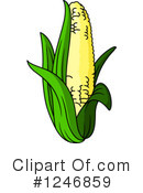 Corn Clipart #1246859 by Vector Tradition SM