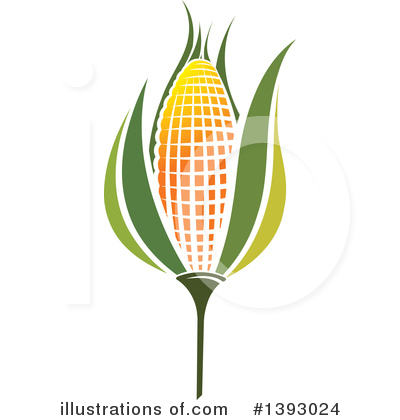 Royalty-Free (RF) Corn Clipart Illustration by Lal Perera - Stock Sample #1393024
