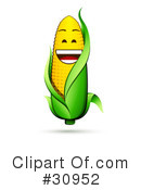 Corn Clipart #30952 by beboy