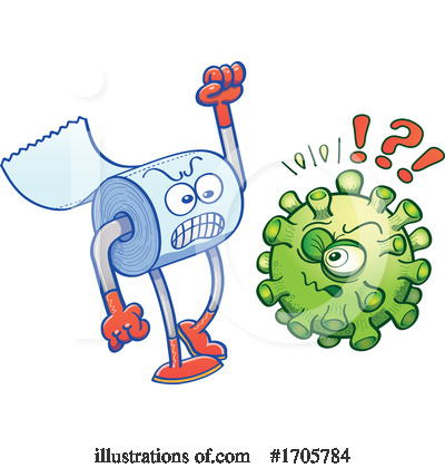 Royalty-Free (RF) Coronavirus Clipart Illustration by Zooco - Stock Sample #1705784