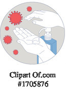 Coronavirus Clipart #1705876 by patrimonio