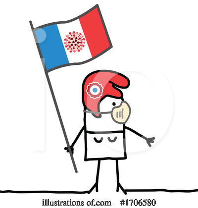 French Flag Clipart #1706580 by NL shop