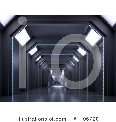 Royalty-Free (RF) Corridor Clipart Illustration by Mopic - Stock Sample #1106720