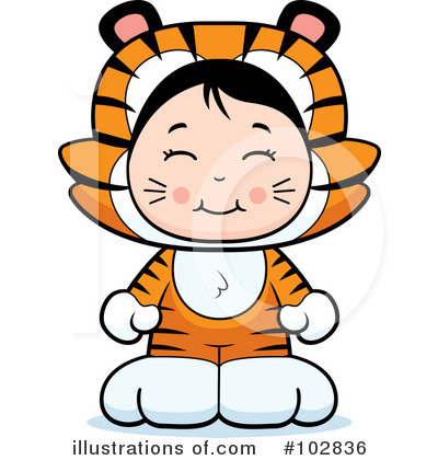 Tiger Clipart #102836 by Cory Thoman
