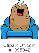 Couch Potato Clipart #1095042 by Cory Thoman