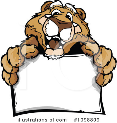 Royalty-Free (RF) Cougar Clipart Illustration by Chromaco - Stock Sample #1098809