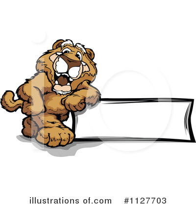 Royalty-Free (RF) Cougar Clipart Illustration by Chromaco - Stock Sample #1127703