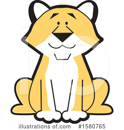 Royalty-Free (RF) Cougar Clipart Illustration by Johnny Sajem - Stock Sample #1580765