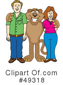 Cougar Mascot Clipart #49318 by Mascot Junction