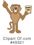 Cougar Mascot Clipart #49321 by Mascot Junction