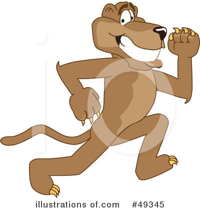 Cougar School Mascot Clipart #49345 by Mascot Junction