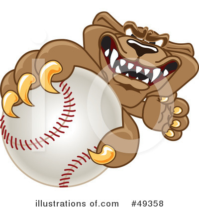 Baseball Clipart #49358 by Mascot Junction