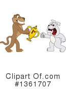 Cougar School Mascot Clipart #1361707 by Mascot Junction
