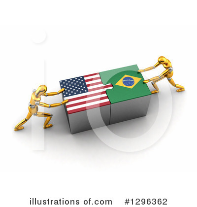 American Flag Clipart #1296362 by stockillustrations