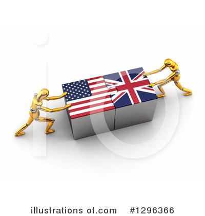 American Flag Clipart #1296366 by stockillustrations