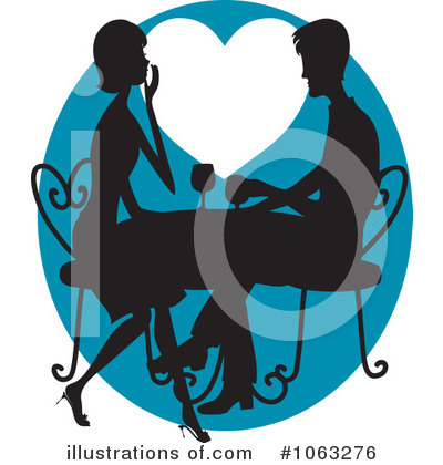 Royalty-Free (RF) Couple Clipart Illustration by Maria Bell - Stock Sample #1063276