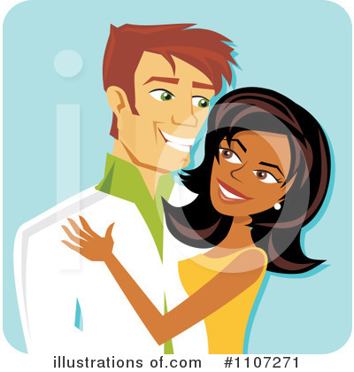 Royalty-Free (RF) Couple Clipart Illustration by Amanda Kate - Stock Sample #1107271