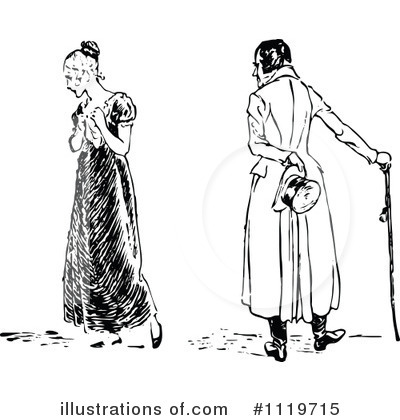 Couple Clipart #1119715 by Prawny Vintage