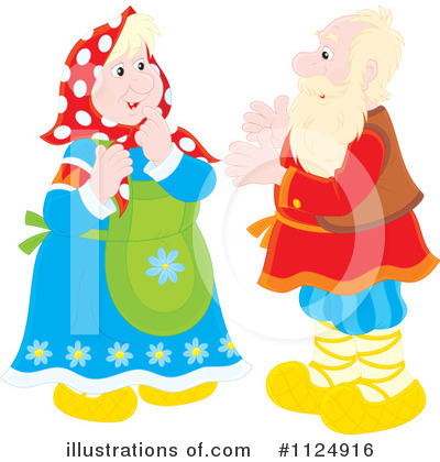 Royalty-Free (RF) Couple Clipart Illustration by Alex Bannykh - Stock Sample #1124916