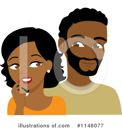 Royalty-Free (RF) Couple Clipart Illustration by Rosie Piter - Stock Sample #1146077