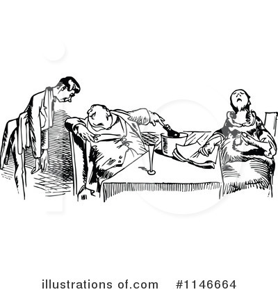 Royalty-Free (RF) Couple Clipart Illustration by Prawny Vintage - Stock Sample #1146664