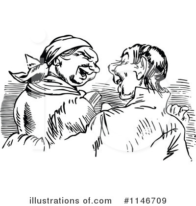 Royalty-Free (RF) Couple Clipart Illustration by Prawny Vintage - Stock Sample #1146709
