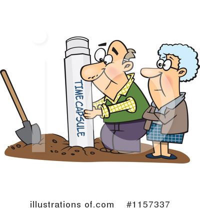 Senior Couple Clipart #1157337 by toonaday