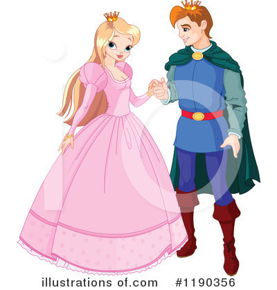 Royalty-Free (RF) Couple Clipart Illustration by Pushkin - Stock Sample #1190356