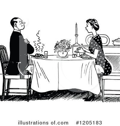 Dining Clipart #1205183 by Prawny Vintage
