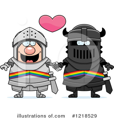 Royalty-Free (RF) Couple Clipart Illustration by Cory Thoman - Stock Sample #1218529