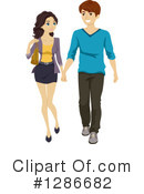 Couple Clipart #1286682 by BNP Design Studio