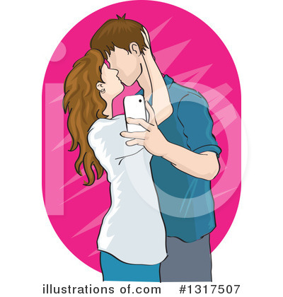 Couple Clipart #1317507 by David Rey
