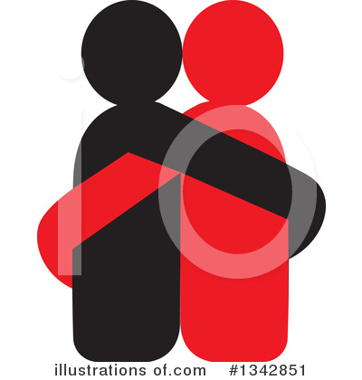 Royalty-Free (RF) Couple Clipart Illustration by ColorMagic - Stock Sample #1342851