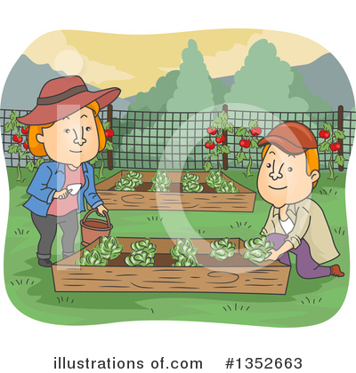 Royalty-Free (RF) Couple Clipart Illustration by BNP Design Studio - Stock Sample #1352663