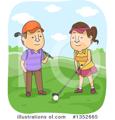 Royalty-Free (RF) Couple Clipart Illustration by BNP Design Studio - Stock Sample #1352665