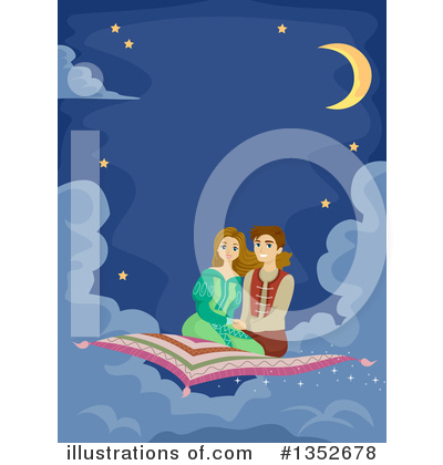 Royalty-Free (RF) Couple Clipart Illustration by BNP Design Studio - Stock Sample #1352678