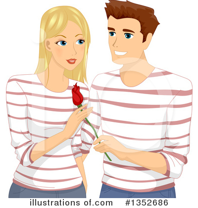 Royalty-Free (RF) Couple Clipart Illustration by BNP Design Studio - Stock Sample #1352686