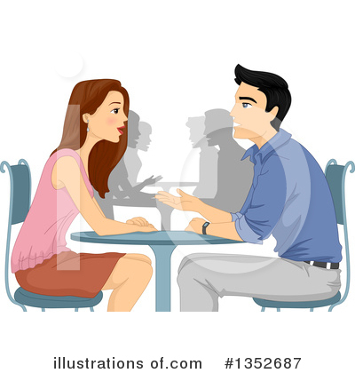 Royalty-Free (RF) Couple Clipart Illustration by BNP Design Studio - Stock Sample #1352687