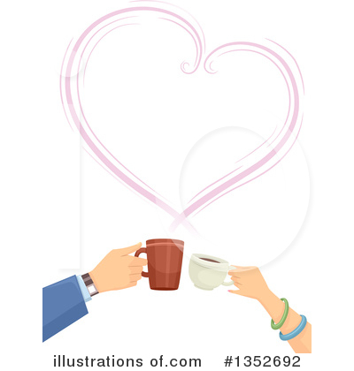 Royalty-Free (RF) Couple Clipart Illustration by BNP Design Studio - Stock Sample #1352692