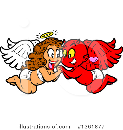 Dating Clipart #1361877 by Clip Art Mascots