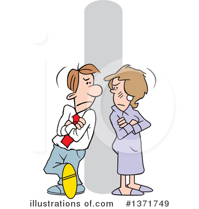 Couple Clipart #1371749 by Johnny Sajem