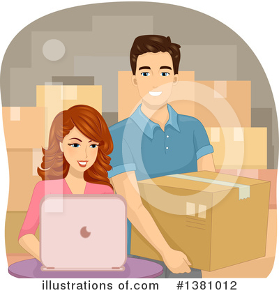 Online Shopping Clipart #1381012 by BNP Design Studio