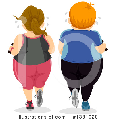 Obesity Clipart #1381020 by BNP Design Studio