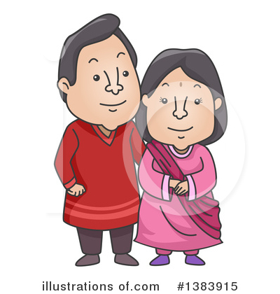 Royalty-Free (RF) Couple Clipart Illustration by BNP Design Studio - Stock Sample #1383915