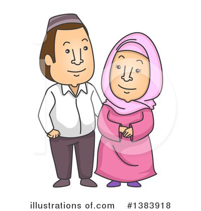 Royalty-Free (RF) Couple Clipart Illustration by BNP Design Studio - Stock Sample #1383918