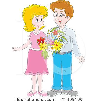 Marriage Clipart #1408166 by Alex Bannykh
