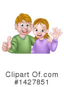 Couple Clipart #1427851 by AtStockIllustration